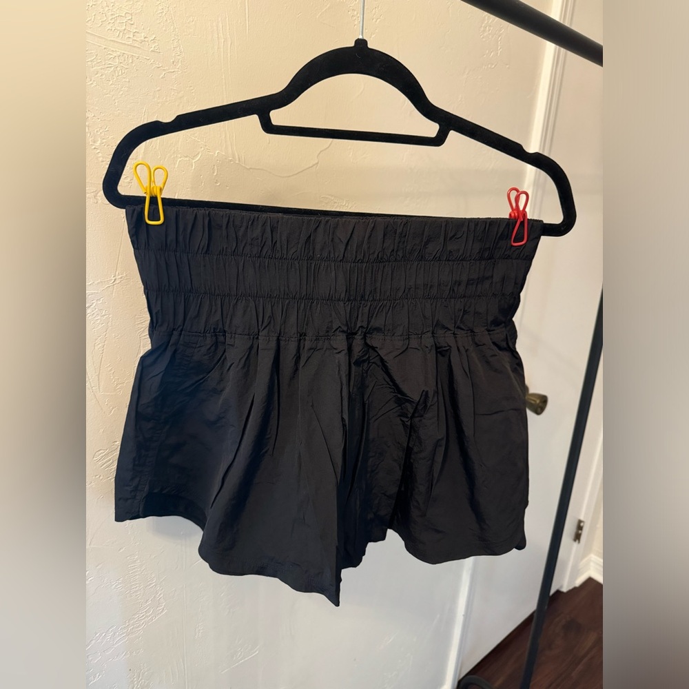 Free People Movement Black Workout Shorts